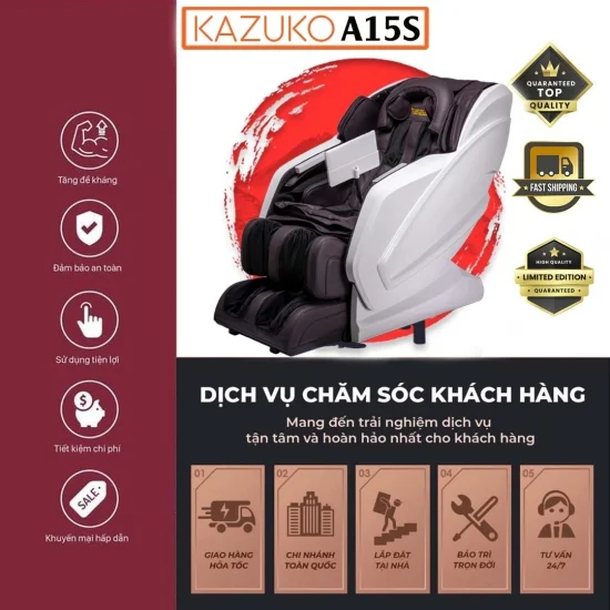 Ghế Massage Kazuko A15S Ghế Massage Kazuko A15S