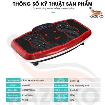 Chân Rung Massage Toàn Thân Kazuko Chân Rung Massage Toàn Thân Kazuko